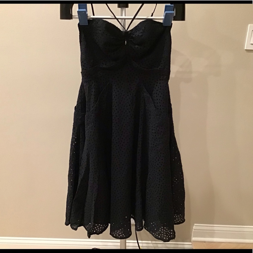 Flattering Black Dress by Calvin Klein. Size 10. Like New Condition